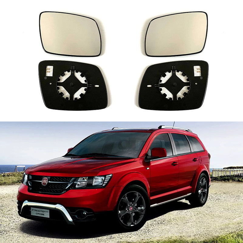 适用于14-15款菲亚特FIAT FREEMONT倒车镜片加热后视镜片反光镜