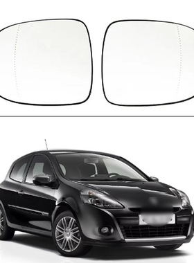 适用09-14款雷诺Clio Twingo Modus后视倒车镜片加热倒车镜片玻璃