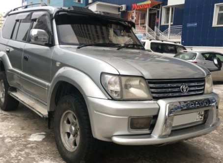 普拉多3400 lc95电镀倒车镜盖带灯后视镜罩北汽路霸普拉多改装