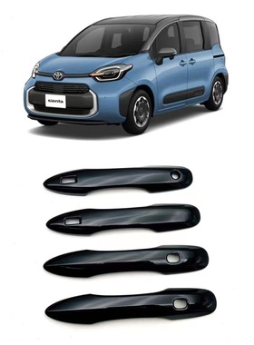 适用于22-23款丰田SIENTA拉手车门把手烤漆黑门碗手腕改装饰用品