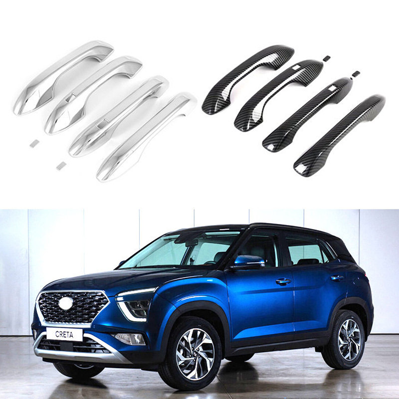 适用于20-22款现代Creta SU2 车门把手门碗拉手防刮改装专用配件