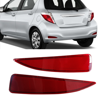 适用于12-14款丰田雅力士Yaris 后杠反光片汽车外饰52164-52100