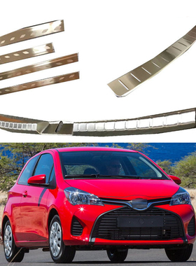 适用于11-18款丰田雅力士VITZ后护板内后护板外门槛条防撞贴防踢