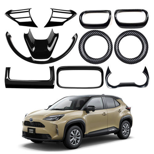 适用于20-23款丰田雅力士Yaris Cross方向盘亮片出风口框仪表内饰