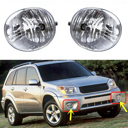 适用04-05款丰田RAV4荣放海拉克斯HILUX VIGO超霸4runner雾灯外饰
