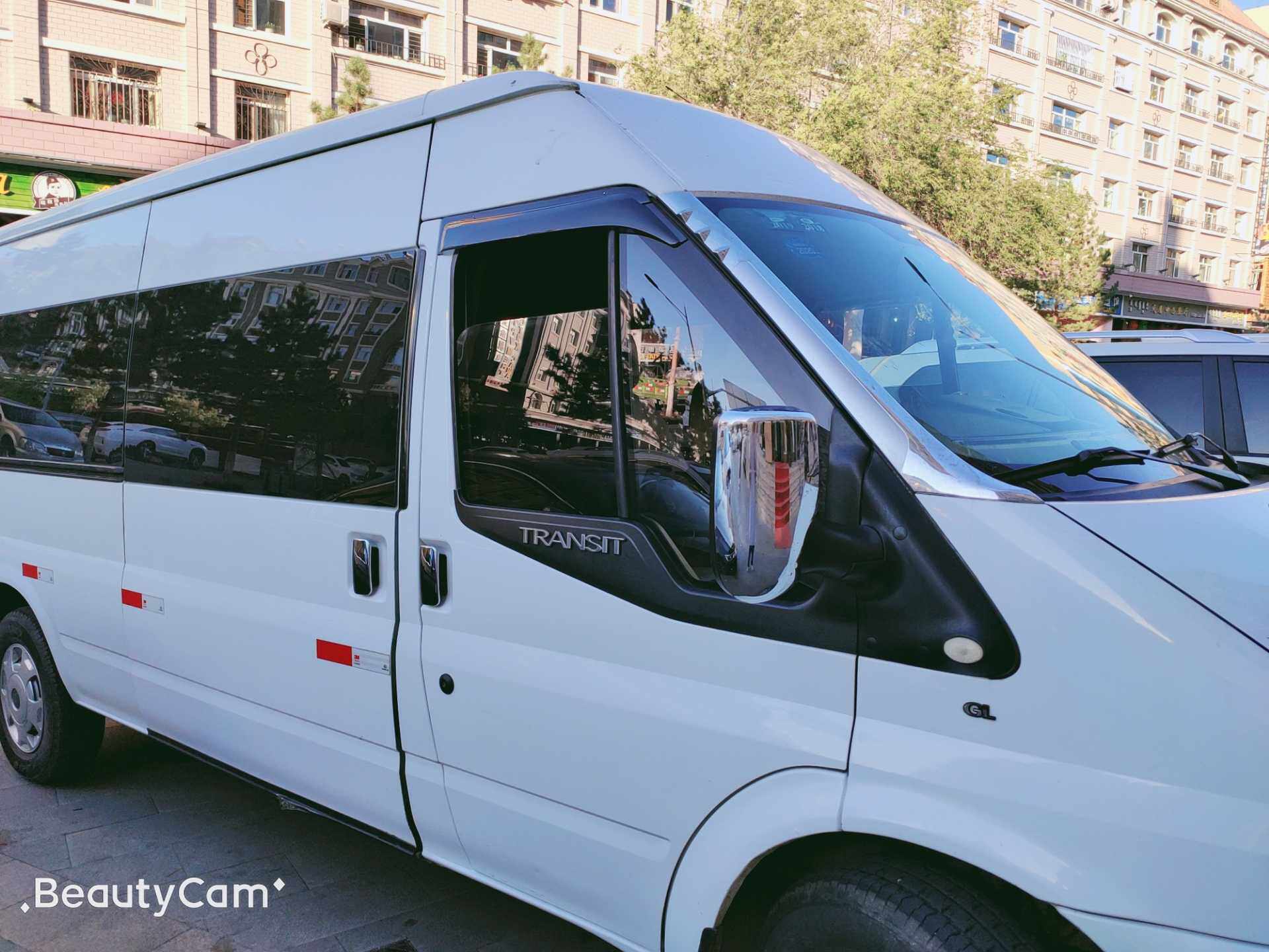 适用transit 福特全顺新世代电镀倒车镜盖装饰改装后视镜外壳v348