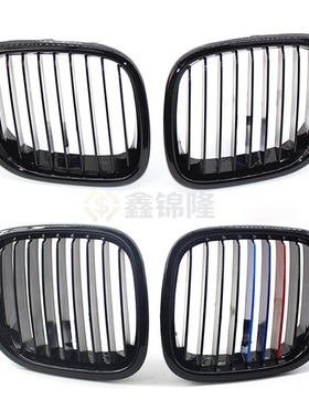 适用于96-02年宝马Z3 E36黑色中网格栅进气格栅前脸车头汽车配件