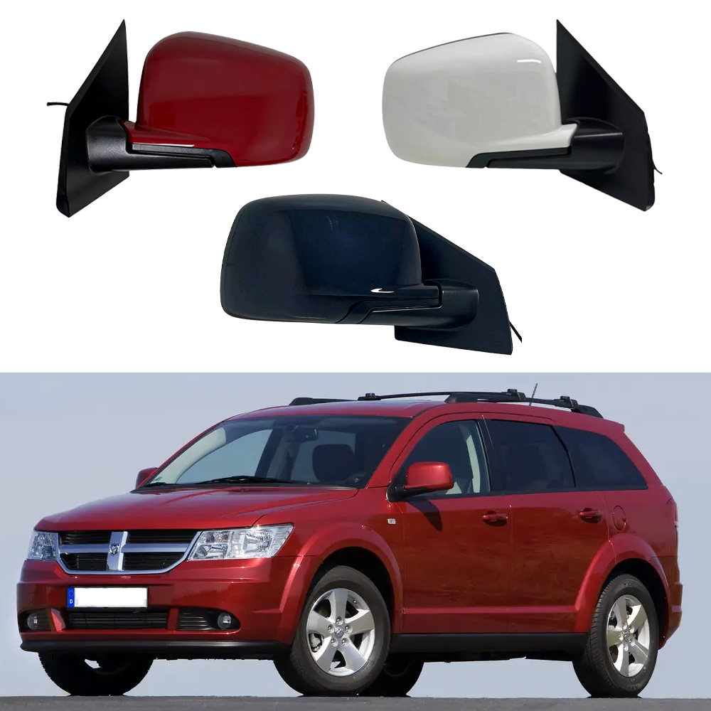 适用于09-15款道奇酷威后视镜总成左右倒车镜反光镜替换汽车配件