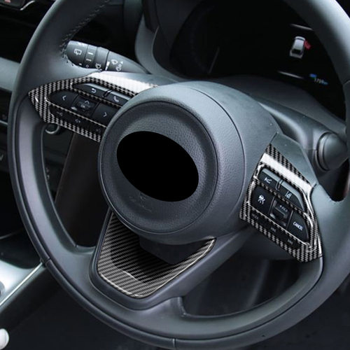 适用于20-22款丰田雅力士Yaris Corss方向盘按键框内饰改装饰用品