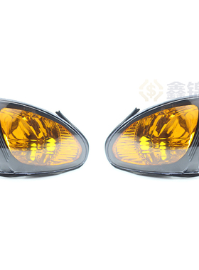 适用于01-05年款宝马3系E46 四门 角灯转向灯黄色车灯