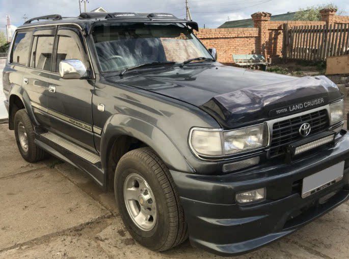 陆地巡洋舰老款4500 4700  lc80电镀倒车镜后视镜框带灯反光镜