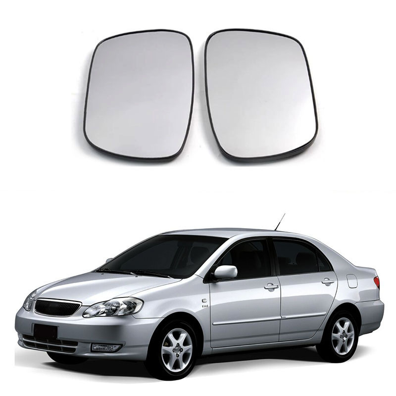 适用于01-07款丰田COROLLA ALTIS E120 E130倒车镜片加热后视镜片