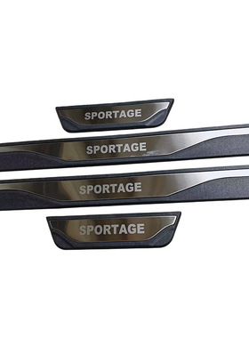 适用16-20款起亚狮跑迎宾踏板SPORTAGE改装配件塑料门槛条装饰件