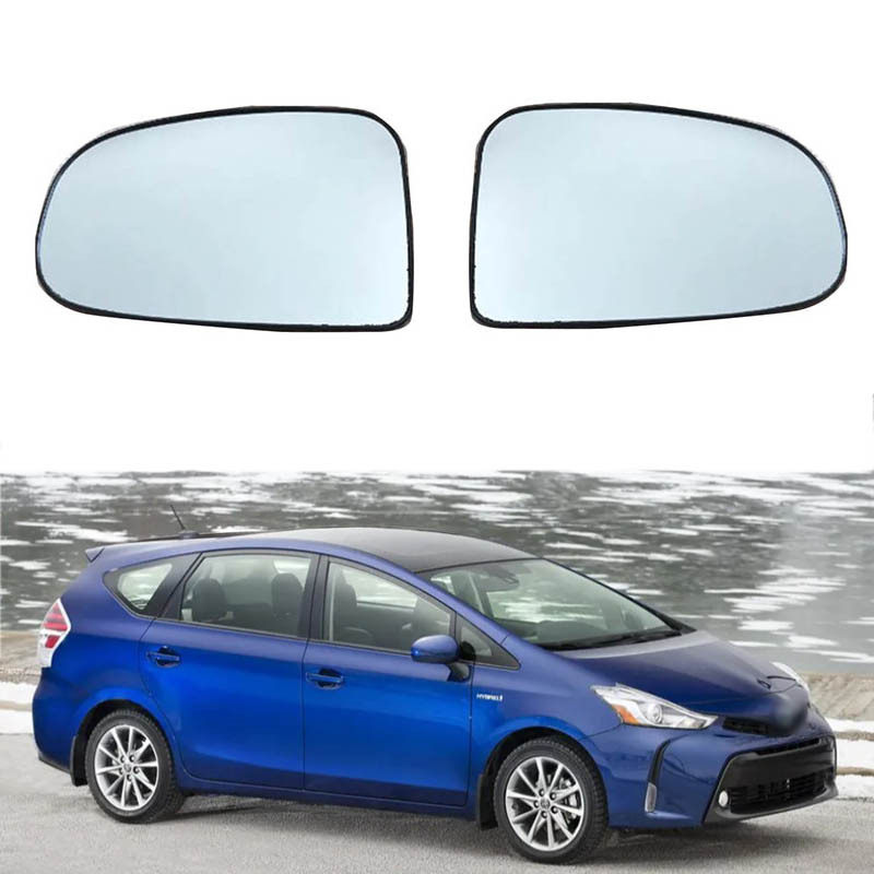 适用于12-17款丰田Toyota Prius V Scion IQ倒车镜片加热后视镜片图片