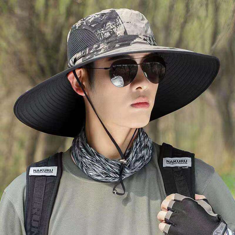 日本夏季2026新款防晒帽男透帽子