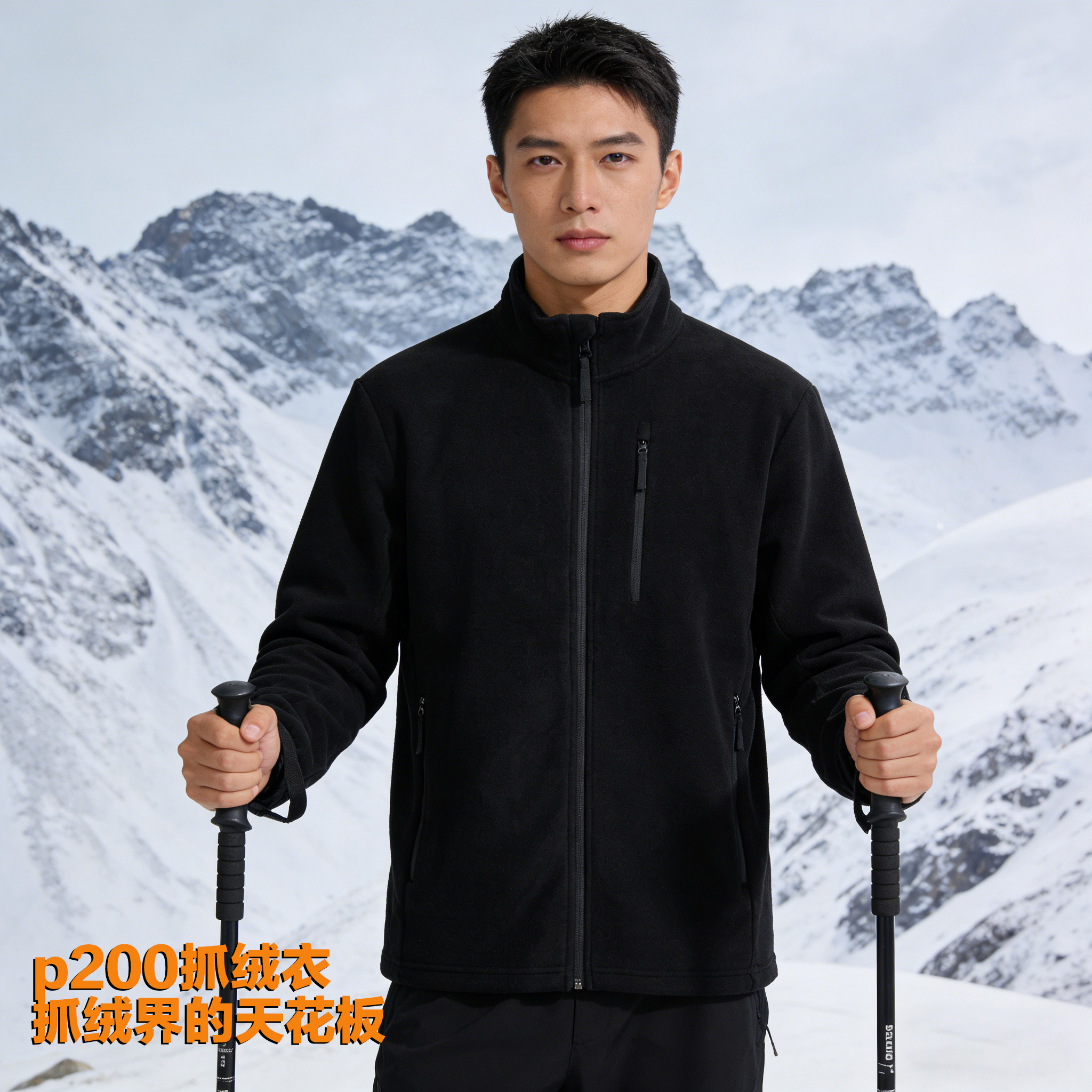 P200航空黑科技保暖抓绒衣男秋冬冲锋衣内胆开衫外套,户外/登山/野营/旅行用品,抓绒衣,淘宝优惠券,粉丝福利购,淘宝优惠卷