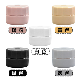 黑色避光固态美甲甲油分装瓶5g膏霜瓶日式甲油胶化妆品试用装面霜