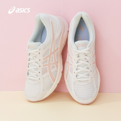 Asics/亚瑟士跑鞋女粉色减震透气