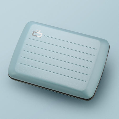 法国进口OGON法国欧夹铝质金属钱包卡包卡盒防水防RFID掌上防消磁