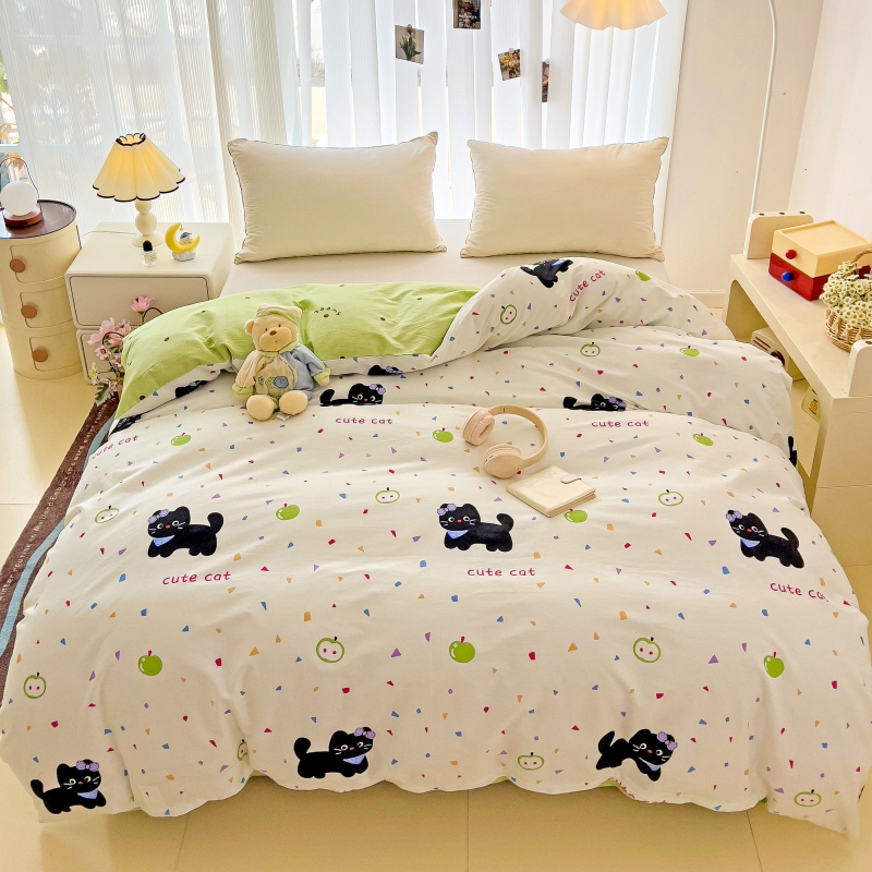 兒童卡通全棉被套被罩單件