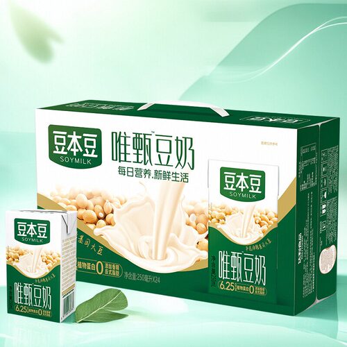 豆本豆豆奶唯甄原味250ml*24盒