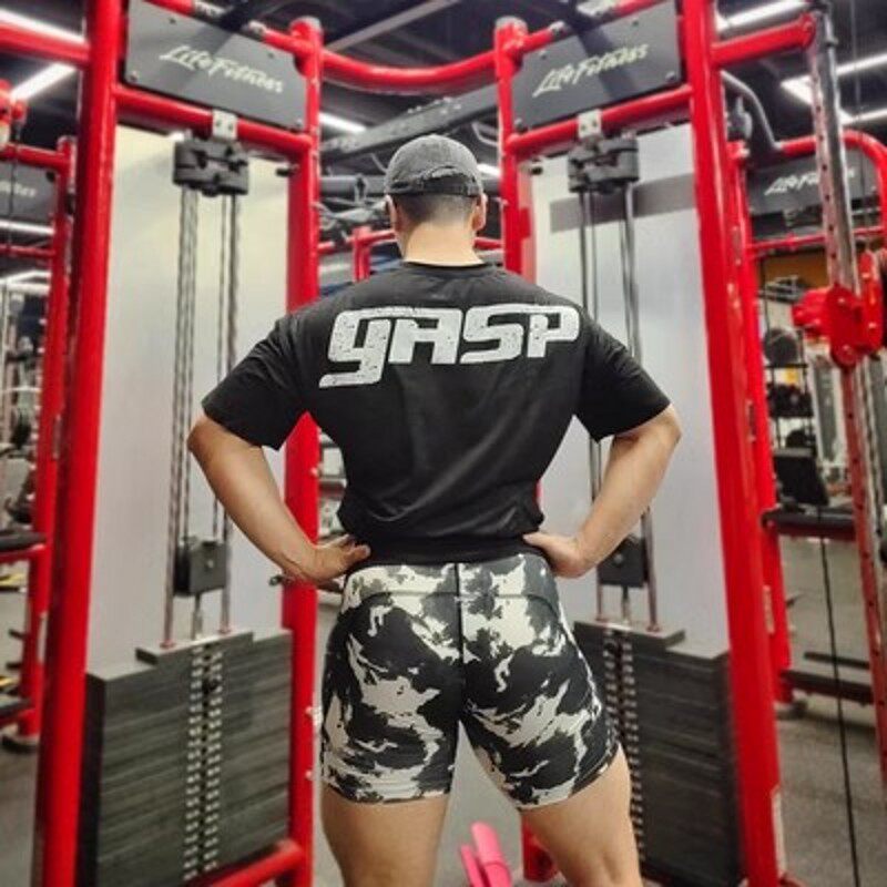 会呼吸的迷彩内裤健身训练短裤男