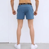 gym带内衬3分短裤 速干运动裤 子男款 美式 双层健身训练三分深蹲裤 男