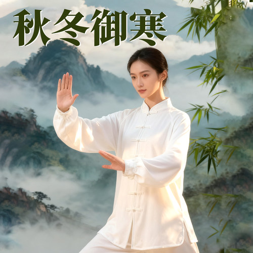 高弹又保暖太极服！秋冬必备！