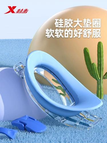 Xtep, детские водонепроницаемые профессиональные очки для плавания без запотевания стекол для мальчиков, снаряжение, плавательная шапочка, комплект, дайвинг