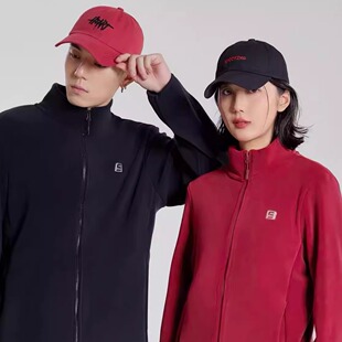 奥粒绒卫衣外套男女款加绒加厚抓绒衣冲锋衣内胆立领双面绒外套