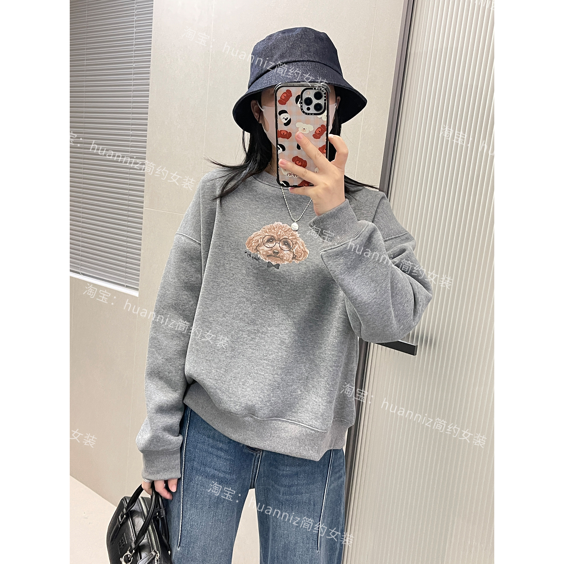 加绒奥粒绒卫衣短款小个子上衣