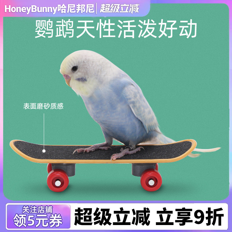 佩安友鹦鹉玩具鸟玩具滑板解闷
