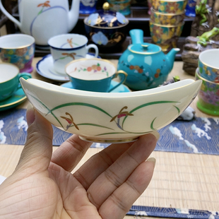 超稀有！福利出！高品香兰社绿叶金兰花元宝钵 孤品 特价