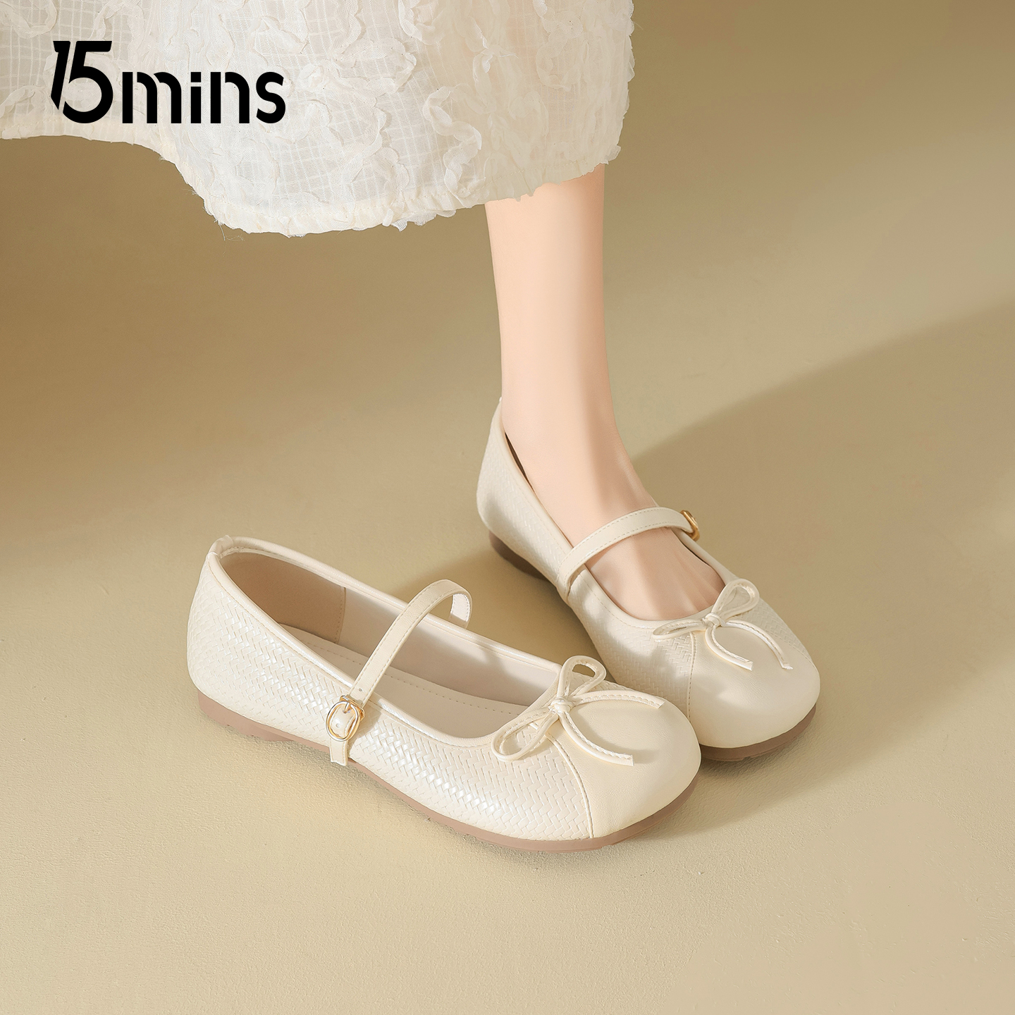 15mins法式浅口单鞋女