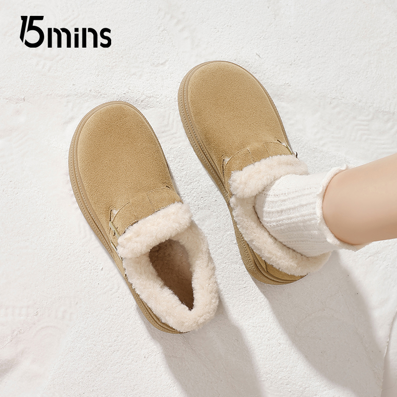 15mins时尚加厚雪地靴女款