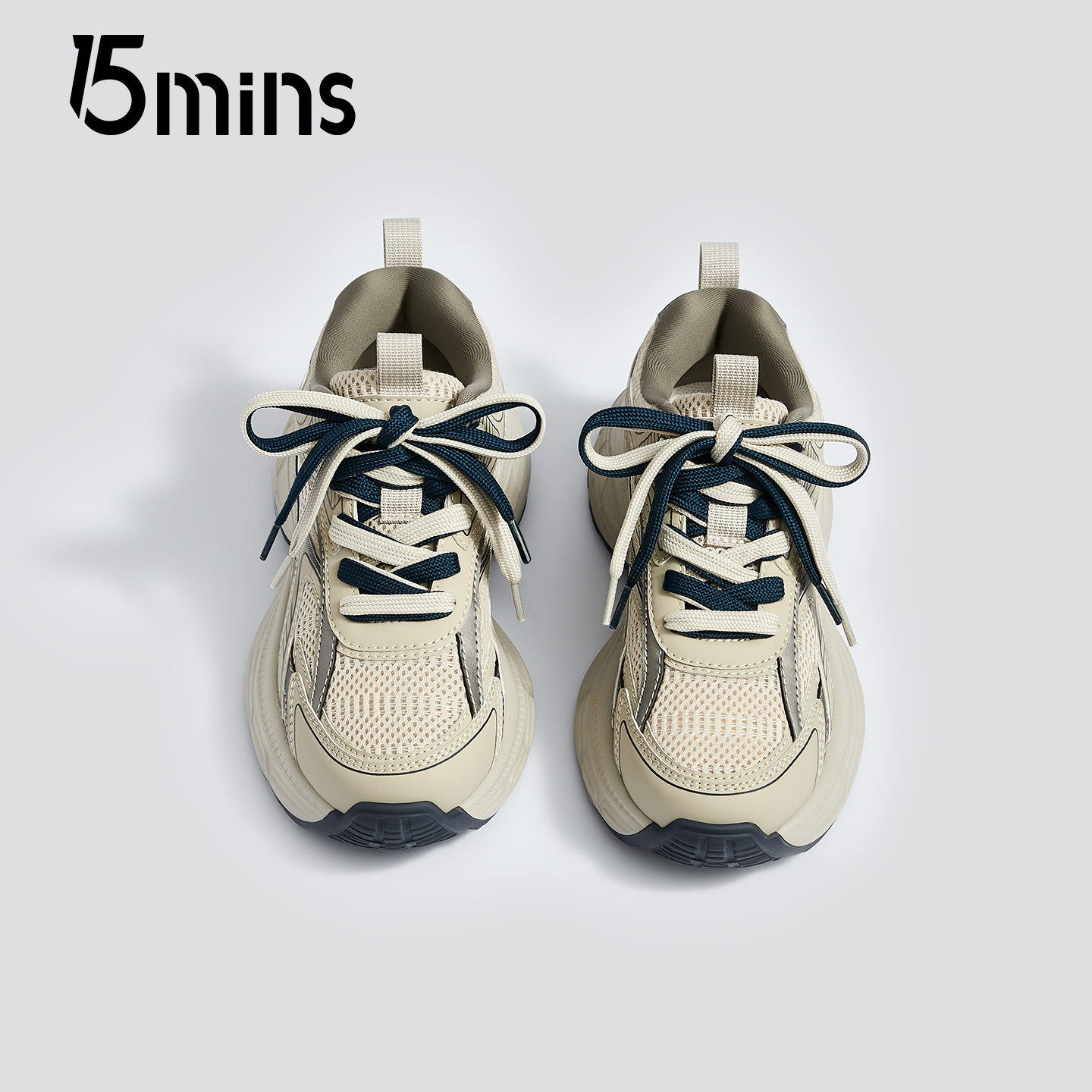 15mins时尚百搭老爹鞋女2025秋