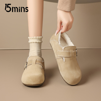 15mins全包勃肯鞋女2025冬季新款