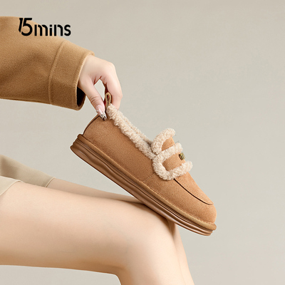 15mins秋冬雪地靴加绒