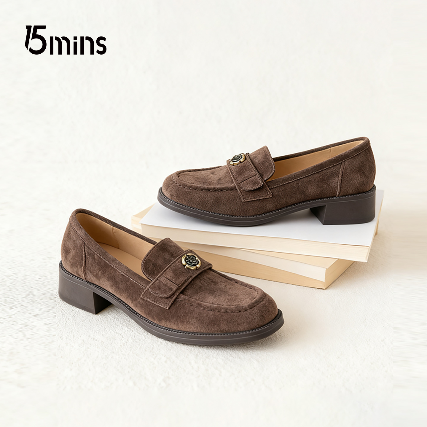 15mins厚底乐福鞋勃肯单鞋