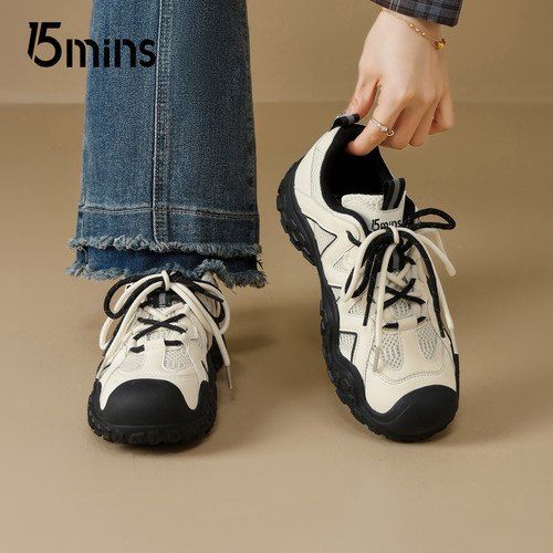 15mins德训鞋女2025秋冬新款