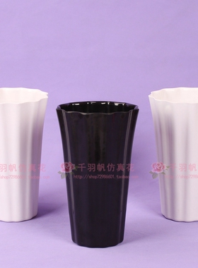 千羽帆花盆24厘米高仿义乌摆放