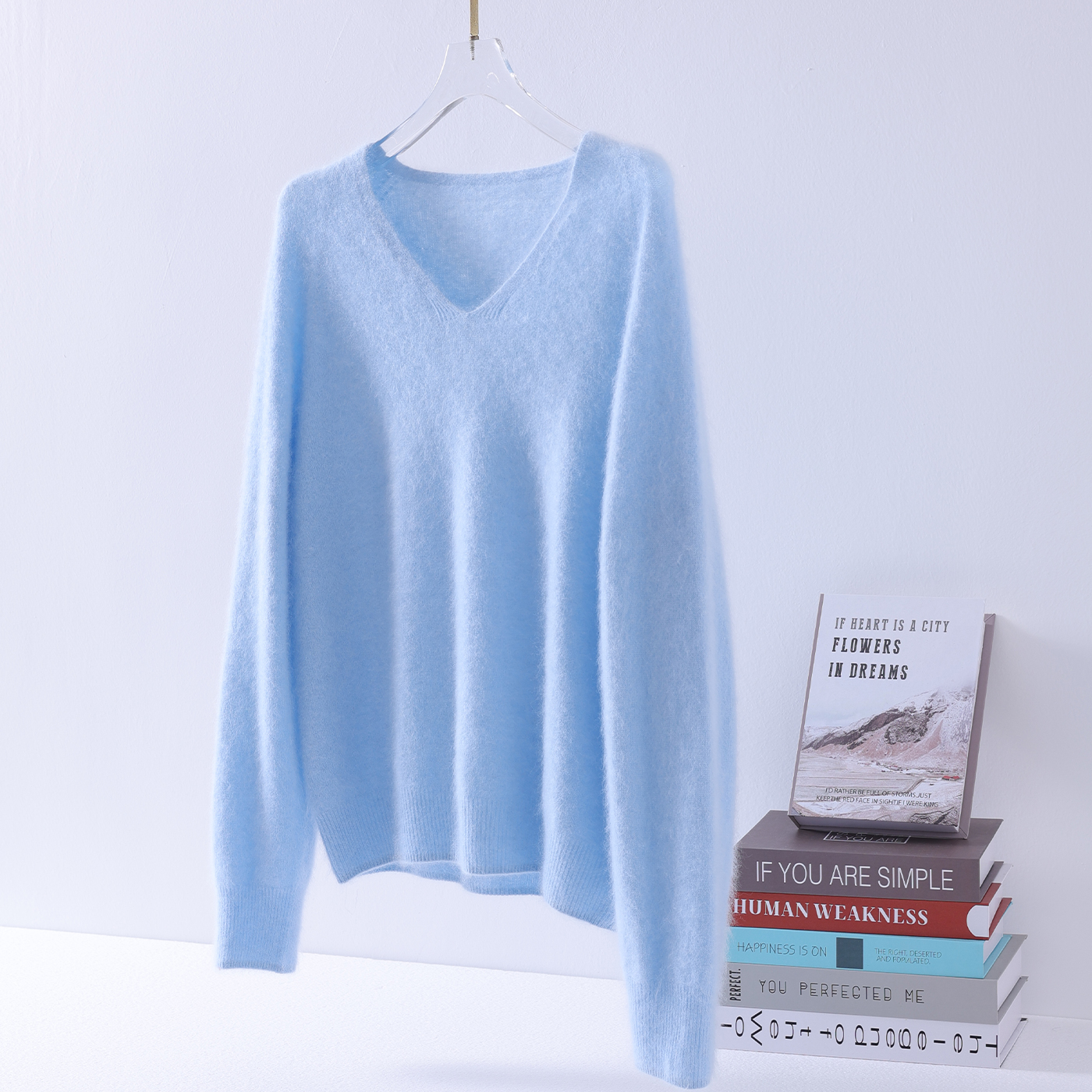 巨好看！无缝一体拉绒羊绒羊毛衫