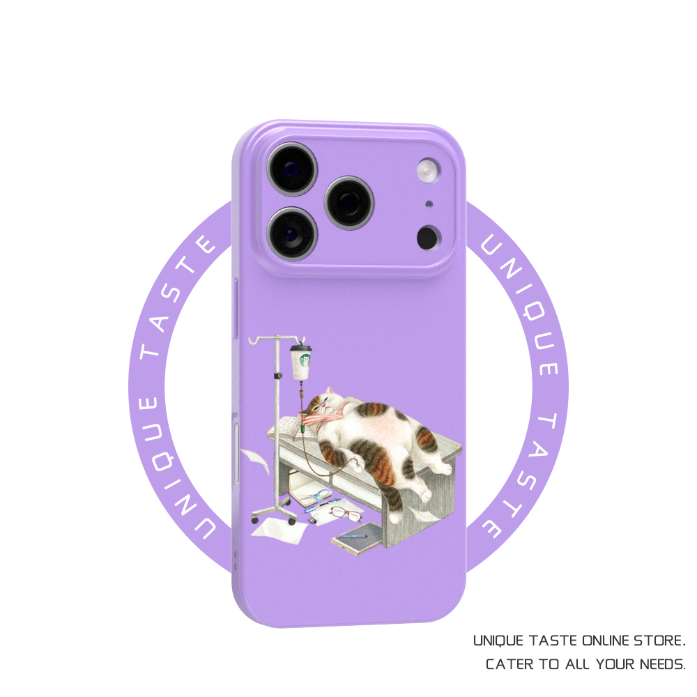 咖啡续命适用iPhone17promax苹果16小米15小众mate70华为p80nova荣耀400巨好看的手机壳14一加13红米oppo全包