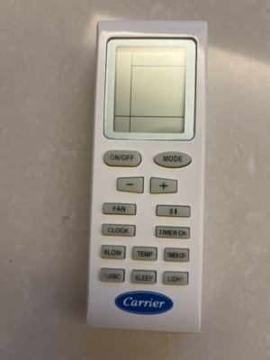 适用于YORK开利空调遥控器 YB1F2 YB1FA 款式一样通用全新英文版