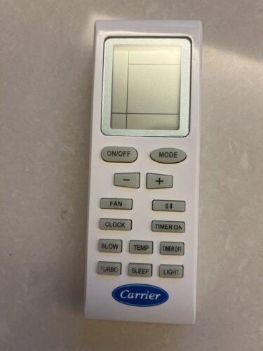 适用于YORK开利空调遥控器 YB1F2 YB1FA 款式一样通用全新英文版