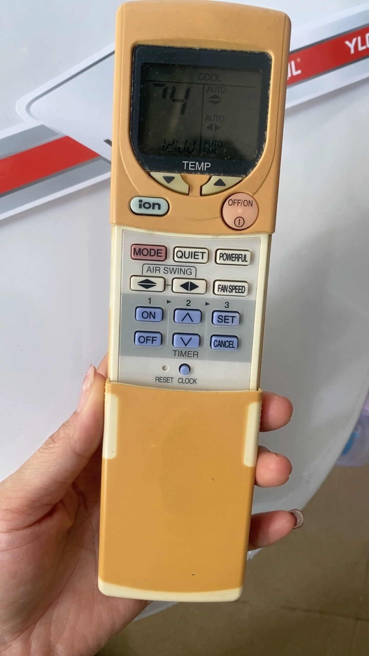 适用松下空调冷气机遥控器A75C2422 2620 2624 2178 2195 英文版