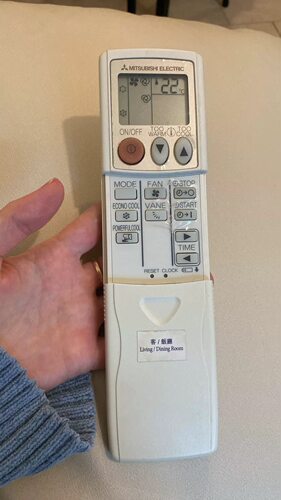 适用三菱空调遥控器 KM12E KM15D KM16P 07E 09G KM05AS/BS英文