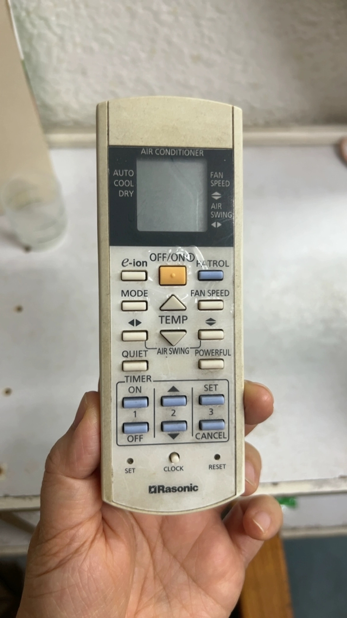 适用乐信Rasonic冷氣機空調機遥控器RS-C18HK A75C3159 3155 英文