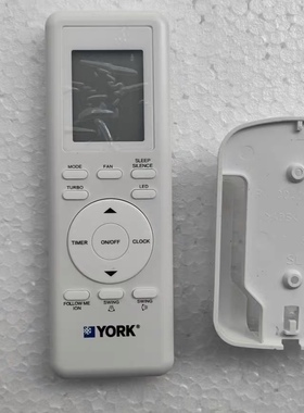 适用YORK约克美的冷气机空调 RG94A/BGEF RG93A/BGEF遥控器英文版