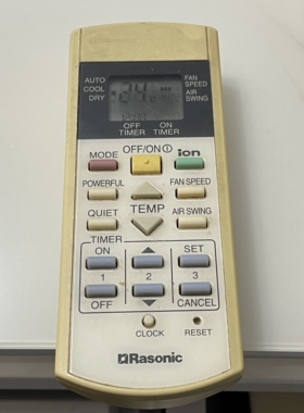 松下乐信空调遥控器A75C3299 2600 2602 2606 2632 RS-C7DK全新